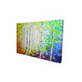 Fondo 12 x 18 in. Colorful Forest-Print on Canvas FO2786339